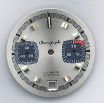 Chronographen-Zifferblatt Valjoux Kaliber: 7765 Durchmesser: 29,50mm 