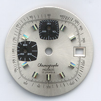 Chronographen-Zifferblatt Valjoux Kaliber: 7765 Durchmesser: 31,00mm 