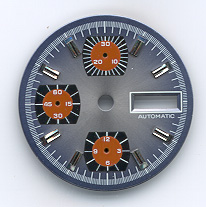 Chronographen-Zifferblatt Valjoux Kaliber: 7750 Durchmesser: 29,80mm 