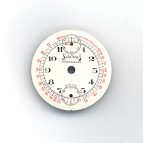 Chronographen-Zifferblatt Pierce Kaliber: 134 Durchmesser: 28,10mm 