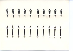 Herrenarmbanduhr-Zeiger Dauphine, weiß/blank, Lochdurchmesser: 80/125 Minutenzeigerlänge: 12,5mm 