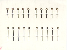 Herrenarmbanduhr-Zeiger rose Blockform 