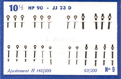 Herrenarmbanduhr-Zeiger rose Blockform 