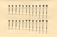 Taschenuhr-Zeiger blau Minutenzeiger 