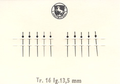 Zentralsekundenzeiger schwarz 