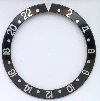 Einlage für Index Lünette passend auch für Uhren der Marke Rolex Ref. Nr: 16700, 16710 