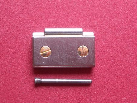 Cartier Santos Armband-Glied, Stahl/Gold, 13,5mm, von links verschraubt 