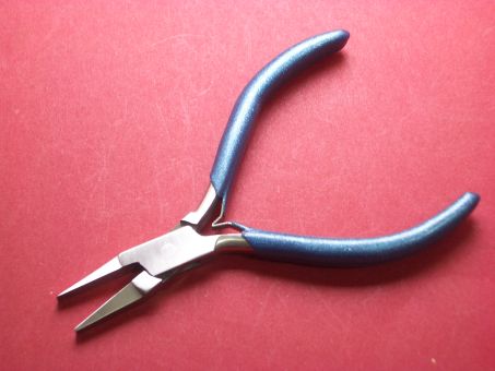 Flachzange blau beschichteter Griff, Werkzeug 
