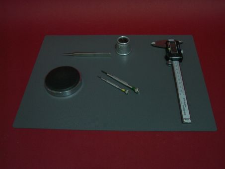Arbeitsplatzunterlage 350 X 280 x 1mm Werkzeug : grau