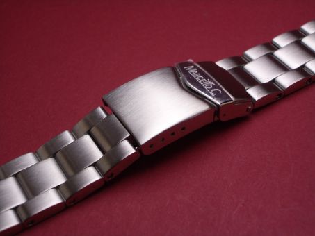 Marcello C. Nettuno Chronograph 2017 Uhren-Armband Stahl, 20mm im Verlauf 18mm an der Schließe 
