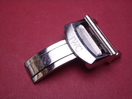 IWC Faltschließe, Stahl, 20mm, gebraucht 