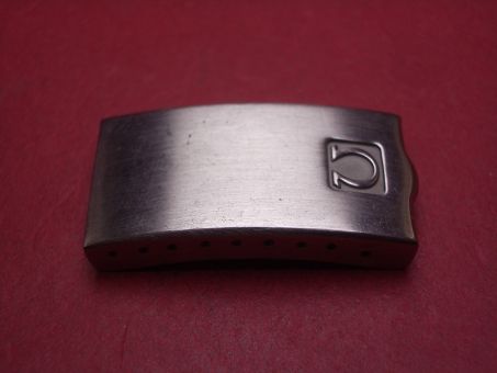 Omega Schließblech, Stahl, 32,7mm x 16,6mm x 5,0mm, gebraucht 