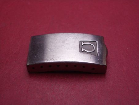 Omega Schließblech, Stahl, 29,6mm x 15,5mm x 4,6mm, gebraucht 