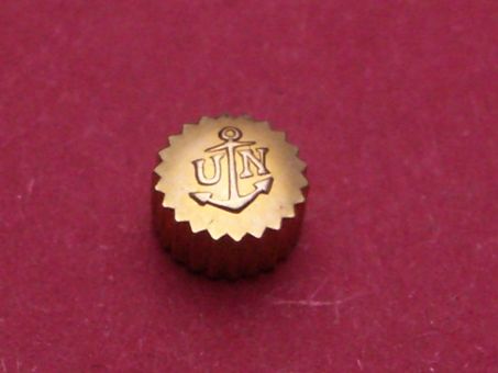 Ulysse Nardin Krone Gold doublé Ø 4,53mm Höhe 2,85mm, Tubus 2,0mm, Gewinde 0,9mm 