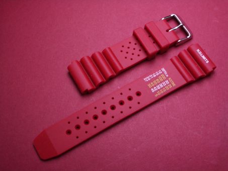 Sport- Taucher- Uhren- Armband 22mm Rot 
