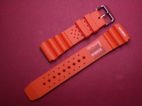 Sport- Taucher- Uhren- Armband 22mm Orange 
