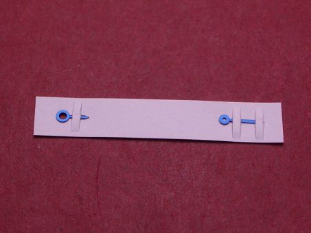 Cartier Zeigersatz, Stahl, gebläut, für Tank Américaine PM, Tank Divan Mini & Tonneau Arrondie PM, techn. Ref. 1710, 1712, 1713, 1714, 2343, 2344, 2482, 2489, 2503, 2597, 2599, 2601, 2613, 2636 & 2810, VC110082 