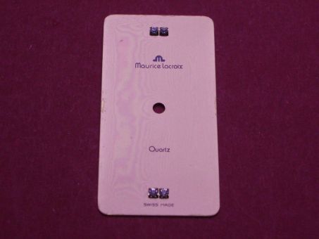 Maurice Lacroix Zifferblatt mit Diamant-Indikationen 16,98mm x 33,1mm 