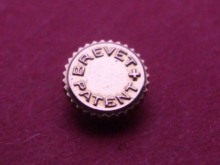 Rolex Krone Bubbleback gold, Ø 5,0mm, Gesamthöhe 2,08mm, Höhe 1,4mm, Gewinde 0,9mm, staubgeschützt 