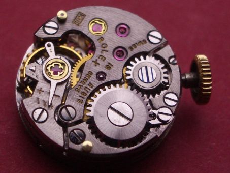 Rolex Uhrwerk Kaliber 1401 mit Krone gebraucht 
