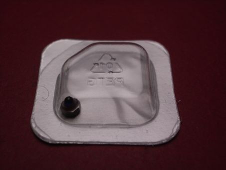 Cartier Krone, Stahl, mit Saphir, für Panthère MM, GM & Cougar MM, GM, techn. Ref. 1080, 1110, 1120, 1180, 1190, 1300 & 1320, MX00072N 