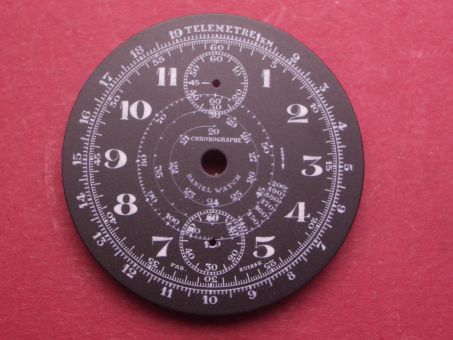 Chronographen-Zifferblatt Pierce Kaliber: 134 Durchmesser: 34,50mm 