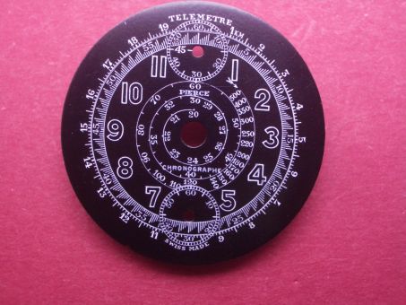 Chronographen-Zifferblatt Pierce Kaliber: 134 Durchmesser: 29,0mm 