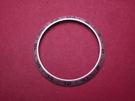 Panerai Lünette, Stahl, für Luminor GMT 44mm, gebraucht 