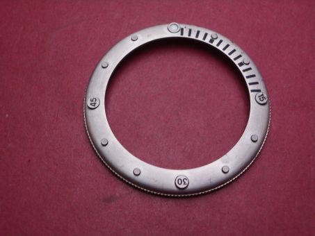 Panerai Lünette, Stahl, Außen-Ø 43,2mm, Innen-Ø 32,9mm, gebraucht 