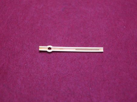Minutenzeiger von Fiedler, passend für Rolex Kal. 1600, gelb, Minutenzeigermaße: Ø 80, Länge 12,0mm 