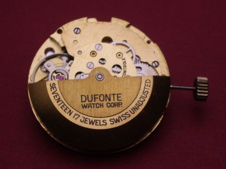 Uhrwerk AS Cal. 1906 Rotor Dufonte signiert mit Datumscheibe (6) 