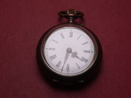 Taschenuhr, 800er Silber, Ø 30,9mm, gebraucht 