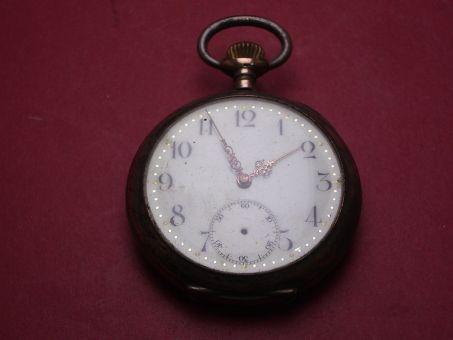 Taschenuhr, 800er Silber, Ø 51,3mm, gebraucht 