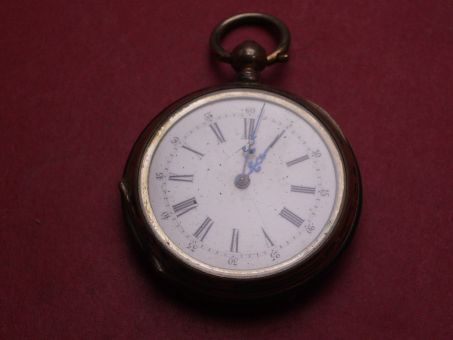 Taschenuhr, Ø 47,4mm, defekt als defekt als Ersatzteilträger 