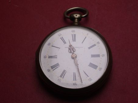 Taschenuhr, Ø 48,4mm, defekt als defekt als Ersatzteilträger 