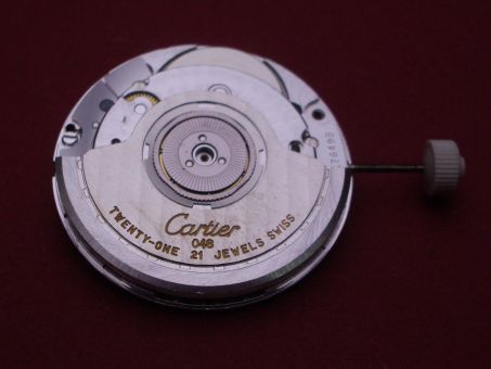 Uhrwerk Cartier Cal. 048  Datum bei der 4h (Uhrwerk nur im Vorabtausch) 