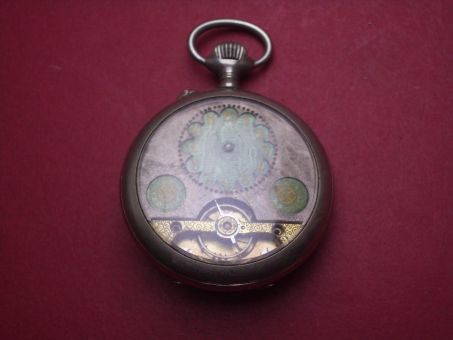 Taschenuhr, Ø 55,7mm, defekt als Ersatzteilträger 