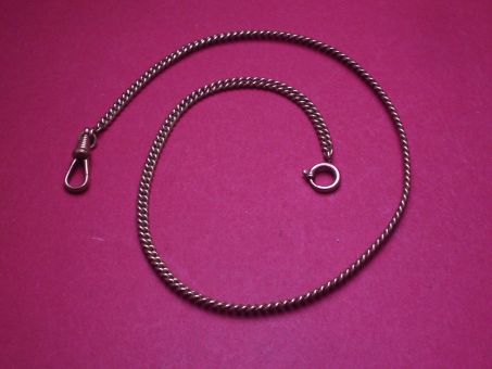 Taschenuhrkette, Länge 40,7cm, gebraucht 