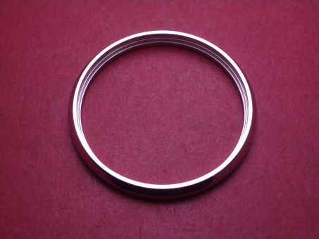 Lünette, Stahl, Außen-Ø 41,3mm, Innen-Ø 35,7mm, Höhe 4,1mm, gebraucht 