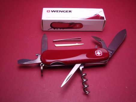 Wenger Schweizer Gehäuseöffner-Messer, Modell Evolution 10, 10-teilig 