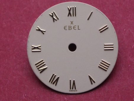 Ebel Lady Classic Zifferblatt Ø 19,5mm Farbe : creme weiß mit goldenen Inlays 