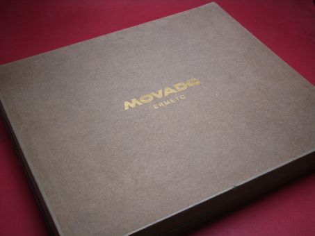 Movado Aufbewahrungs- und Sortierbox, 24,4cm x 21,3cm x 2,7cm, gebraucht 