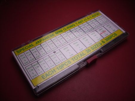 Dichtungsringset, gebraucht & teilweise unvollständig 