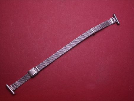 Schönes altes Damen Metall-Uhren-Armband, 12mm, aus den 60er, Jahren mit verschiebbaren Verschluss 