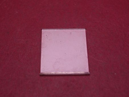 Cartier Glas, 15,2mm x 18,1mm, gebraucht 