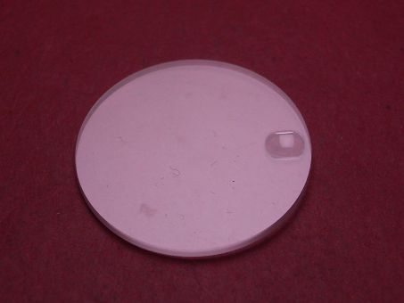 Cartier Glas mit Lupe, Ø 25,8mm, gebraucht 