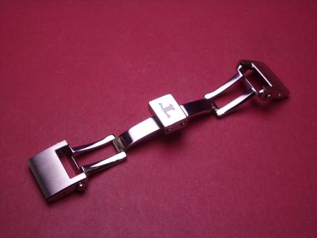 Jaeger Le-Coultre Faltschließe,für Master Compressor, Stahl, 16mm, neu 