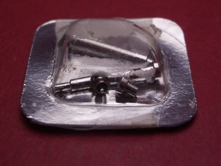 Cartier Federsteg, zusammengebaut, Stahl, für Santos Vendome GM, techn. Ref. 0173, 1 Steg, 30381859 