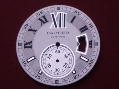 Cartier Calibre de 42mm Zifferblatt für  Automatikwerk Cal 1904-PS MC 