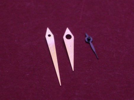 Patek Philippe Zeiger, Roségold 18K, blau, für Kaliber 215, gebraucht 